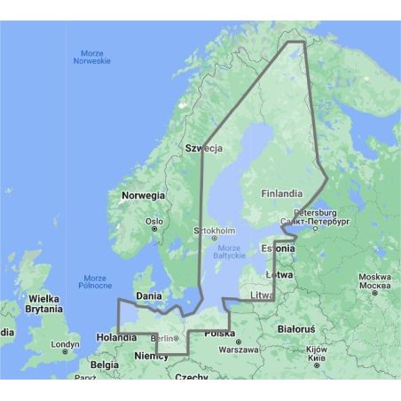Baltic Sea (mapa TZ-MAPS)