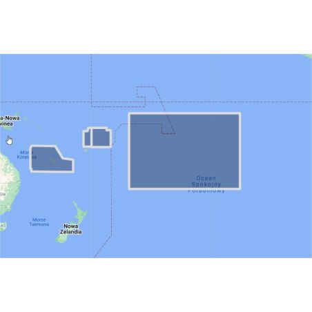 French Polynesia-New Caledonia (mapa TZ-MAPS)