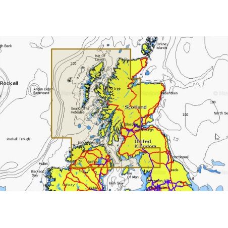 Mapa wektorowa Navionics+ NAEU006R - Scotland, West Coast