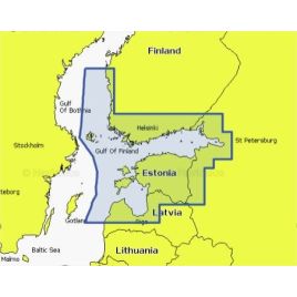 Mapa wektorowa Navionics+ NAEU050R - Gulf of Finland & Riga