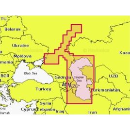 Mapa wektorowa Navionics+ NAEU069R - Caspian Sea & Lower Volga River