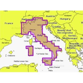 Mapa wektorowa Navionics+ NAEU073R - Italy, Lakes & Rivers