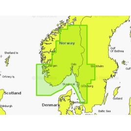 Mapa wektorowa Navionics+ NAEU078R - Oslo, Skagerrak & Haugesund