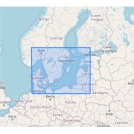 NV. Pilot 1, Lotsenkarte Baltic - Kristiansand bis Helsinki (Bałtyk papierowa mapa generalna)