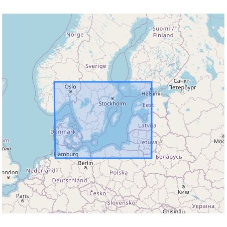 NV. Pilot 1, Lotsenkarte Baltic - Kristiansand bis Helsinki (Bałtyk papierowa mapa generalna)