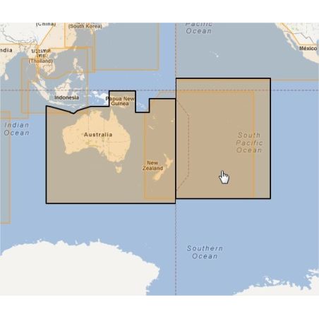 MWVJAUM007MAP-AUSTRALIA, NEW ZEALAND & OCEANIA