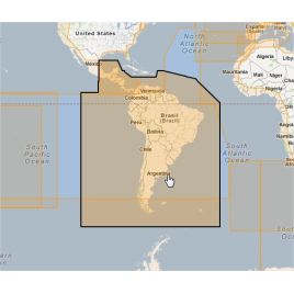 MWVJSAM504MAP-South America and South Caribbean Sea