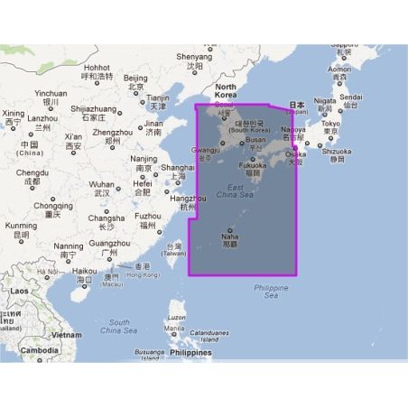 WVJANM202MAP-Korea Strait to Okinawa Shima