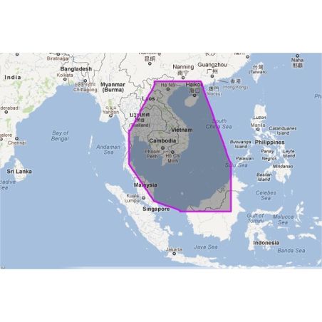 WVJASM201MAP-Gulf of Thailand to Hainan Dao