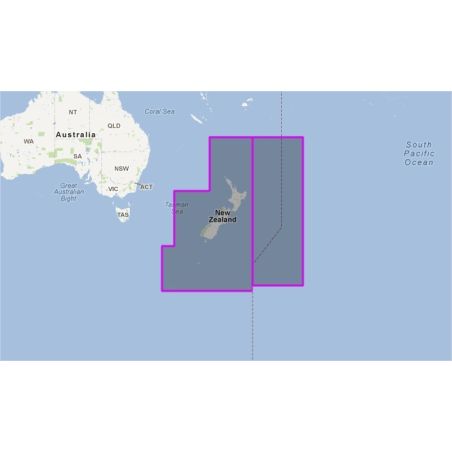 WVJAUM222MAP-New Zealand, Chatham Island and Kermadec Island
