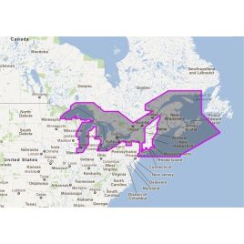 WVJNAM026MAP-Great Lakes & The Canadian Maritimes