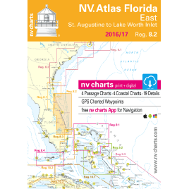 nv-charts Region 8.2, Florida, Southeast* America - US East Coast, Paper+CD, 2009