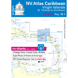 nv-charts Region 12.1, Virgin Islands* America - Bahamas, Caribbean, Paper+CD, 2010