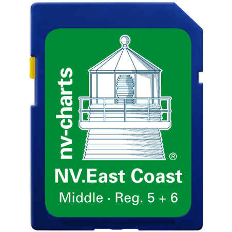 NV. US East Coast Middle & Bermuda - Karten & Hafenpläne Reg. 5.1, 5.2, 6.1, 6.2, und 16.1