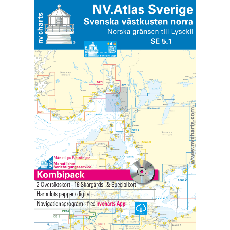 NV. Atlas Sverige SE 5.1 - Svenska Västkusten Norra NV. Atlas Sverige SE 5.1 - Svenska Västkusten Norra