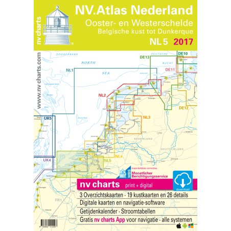 NV. Atlas NL5 - Ooster- & Westerschelde