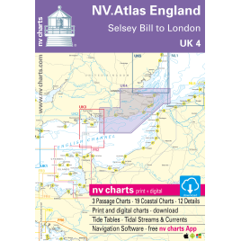 UK 4 - NV. Atlas England - Selsey Bill to R. Thames
