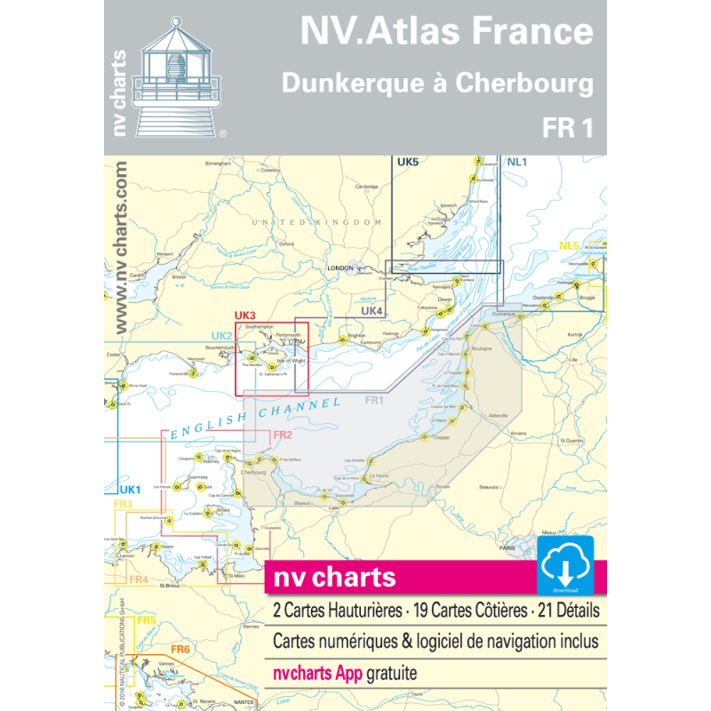 FR 1 - NV. Atlas France - Dunkerque ? Cherbourg FR 1 - NV. Atlas France - Dunkerque à Cherbourg